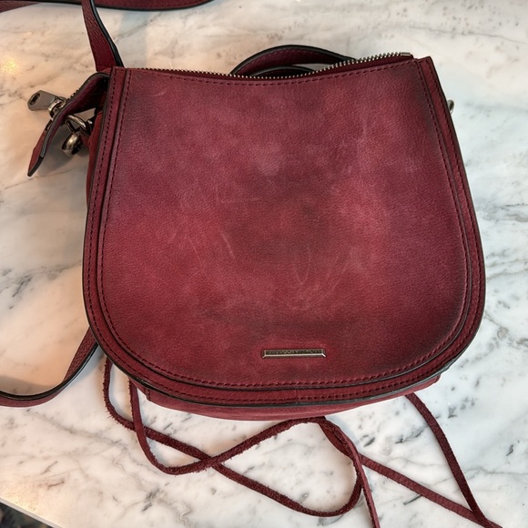 Rebecca Minkoff Crossbody Bag Burgundy - Picture 2 of 7